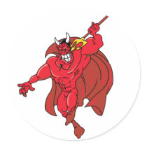Vengeful Red Demon stickers