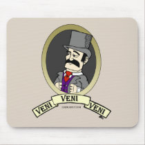 Veni Mouse-Mat mousepads by Likely_Industries Veni Mouse-Mat mousepads