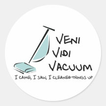 Veni Vidi Vacuum Sticker