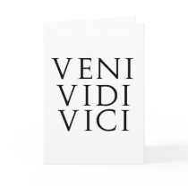 Veni Vidi Vici cards