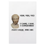 Veni, Vidi, Vici - I Came, I Saw, I Conquered Custom Stationery