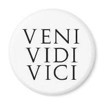 Veni Vidi Vici magnets