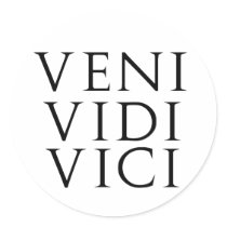 Veni Vidi Vici stickers