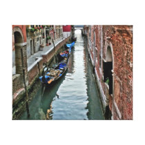 Venice Alley Stretched Canvas Print