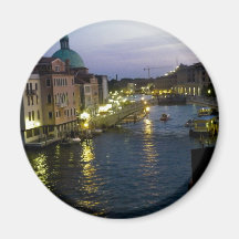 Venice at night fridge magnets