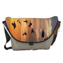 Venice Beach Birds messenger bags