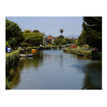 Venice Beach Canals Postcard