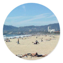 Venice Beach Looking North On With The Santa Monic stickers by lifesphere Venice Beach Looking North On With The Santa Monic stickers
