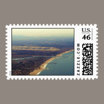 Venice Beach, Marina del Rey, LAX stamps