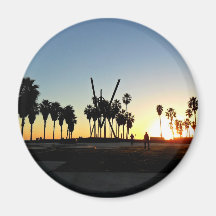 Venice Beach Sunset Magnets