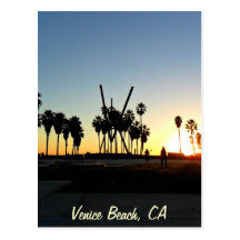 Venice Beach Sunset Post Cards