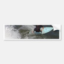 Venice Beach Surfing Bumper Sticker