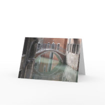 Venice bridge - notecard