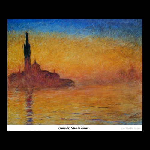 Venice by Claude Monet Posters