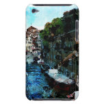 Venice Canal in Italy Red Boat casemate cases