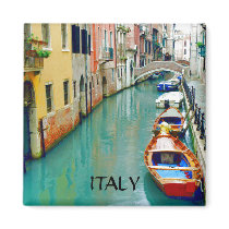 VENICE CANAL, ITALY magnets by YOGI_1 VENICE CANAL, ITALY magnets
