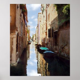 Venice Canal Poster Print
