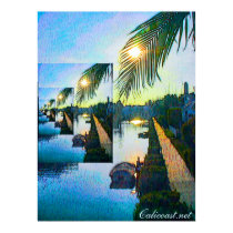 Venice Canal Sunset Poster posters