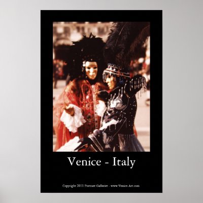 Venice Carnival 4 Poster by
