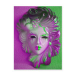 Venice Carnival Mask ELF Post Cards