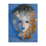 Venice Carnival Mask Post Card