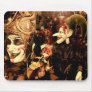 Venice Carnival Masks Mouse Mat