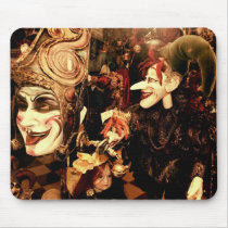 Venice Carnival Masks mousepads by moonrisings Venice Carnival Masks mousepads
