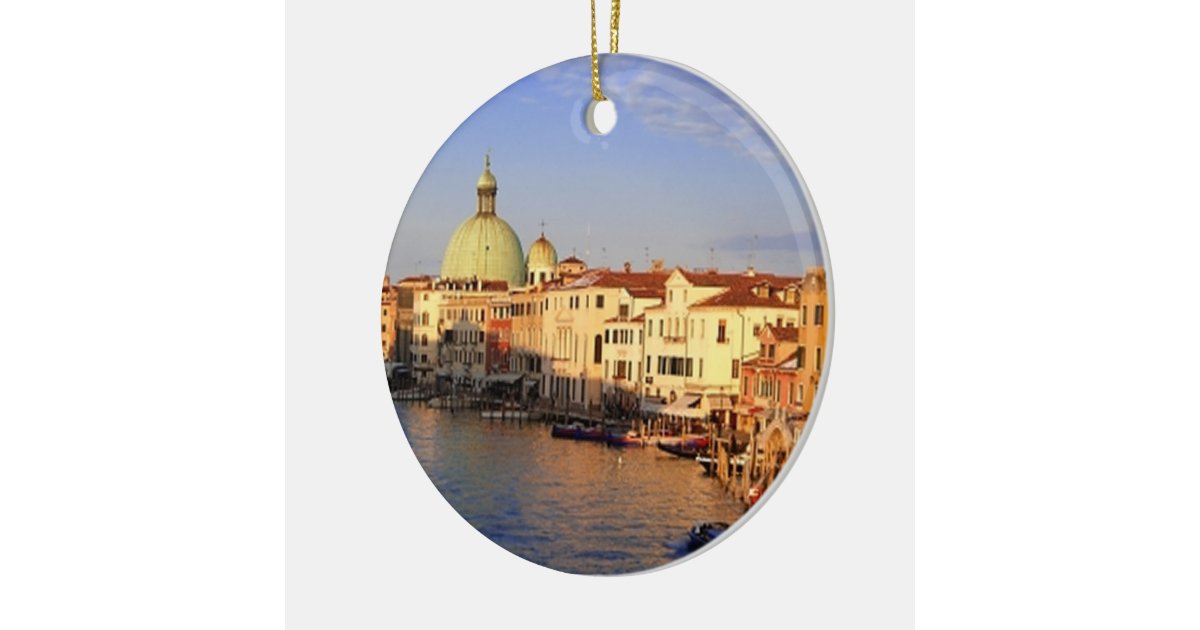 venice ceramic ornament zazzle venice ceramic ornament zazzle