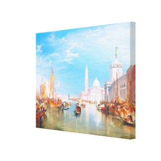 Venice, Dogano and Santa Maria della Salute art Gallery Wrapped Canvas