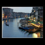 Venice Evening - Grand Canal postcards