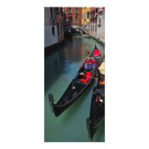 Venice Gondolas Rack Card