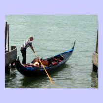Venice Gondolier, S Cyr posters