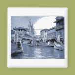 Venice in Blue Magnet