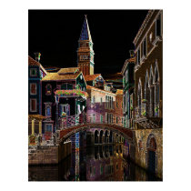Venice in Neon posters