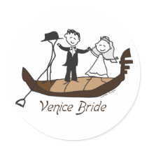 Venice Italy Bride stickers by mydestinationwedding Venice Italy Bride stickers