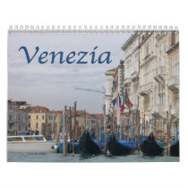 Venice Italy Calendar by lesrubadesigns Venice Italy Calendar