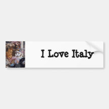Venice Italy Carnival Mask ~ Italian Festival Bumper Stickers