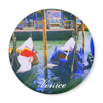 Venice Italy Gondola Art Magnet by BellaRossini Venice Italy Gondola Art Magnet