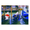 Venice Italy Gondola Greeting Note Card