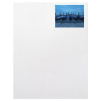 Venice Italy Gondolas Personalized Letterhead
