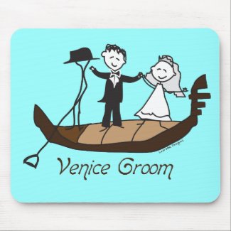 Venice Italy Groom mousepad