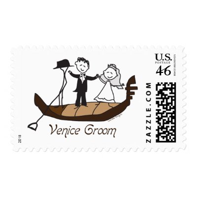 Venice Italy Groom Stamps