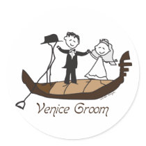 Venice Italy Groom stickers by mydestinationwedding Venice Italy Groom stickers