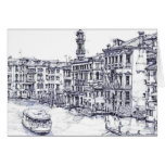 Venice, Italy, in ink Greeting Card