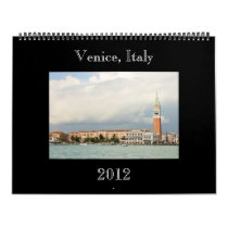 Venice, Italy Large Wall Calendar  2012  ver. II