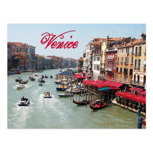 Venice Postcards & Postcard Template Designs | Zazzle