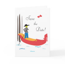 Venice Italy Save the Wedding Date Card