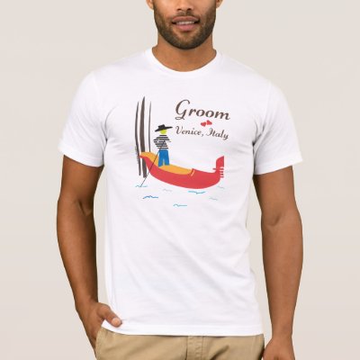 Venice Italy T-shirt for Grooms