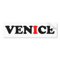 VENICE LOGO BUMPER STICKERS