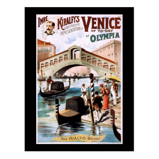 Venice of to-day at Olympia Postcard
